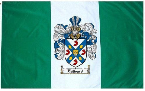 Eylward family crest coat of arms flag