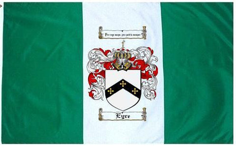 Eyre family crest coat of arms flag