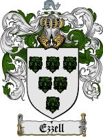 Ezzell coat of arms family crest download