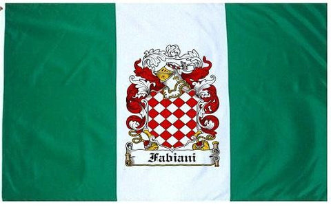Fabiani family crest coat of arms flag