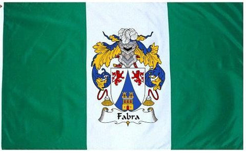 Fabra family crest coat of arms flag