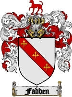 Fadden coat of arms family crest download