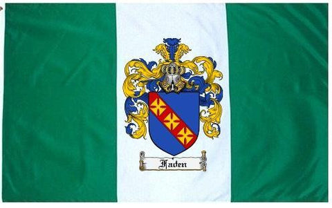 Faden family crest coat of arms flag
