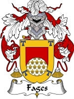 Fages coat of arms family crest download