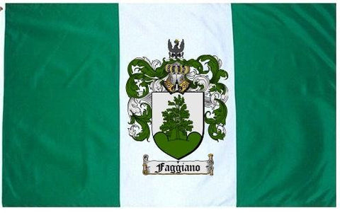 Faggiano family crest coat of arms flag