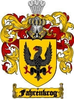 Fahrenkrog coat of arms family crest download