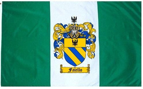 Faiello family crest coat of arms flag