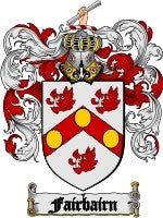 Fairbairn family crest coat of arms emailed to you within 24 hours ...