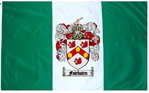 Fairbairn family crest coat of arms flag