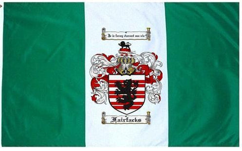 Fairfacks family crest coat of arms flag