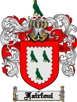 Fairfoul coat of arms family crest download