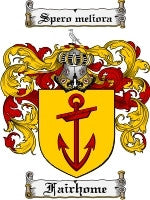 Fairhome coat of arms family crest download