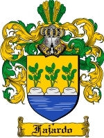 Fajardo coat of arms family crest download