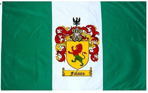 Falasco family crest coat of arms flag