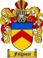Falgoust coat of arms family crest download