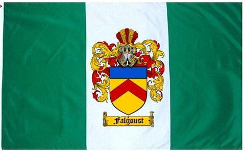Falgoust family crest coat of arms flag