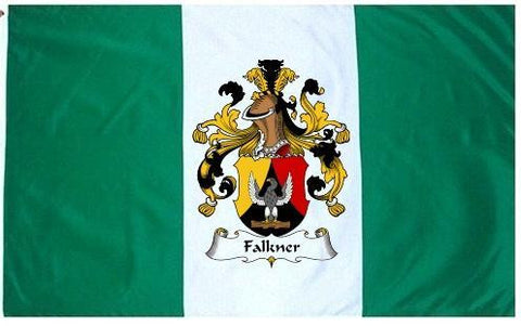 Falkner family crest coat of arms flag