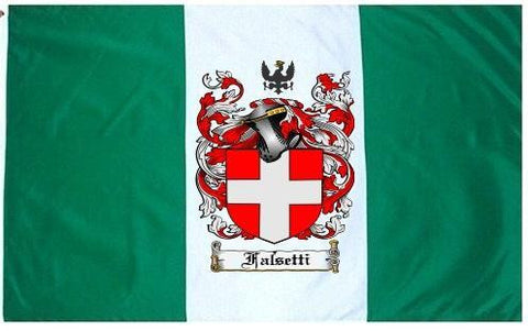 Falsetti family crest coat of arms flag
