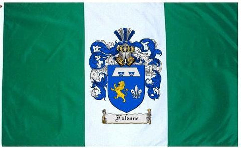 Falzone family crest coat of arms flag