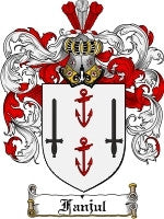 Fanjul coat of arms family crest download