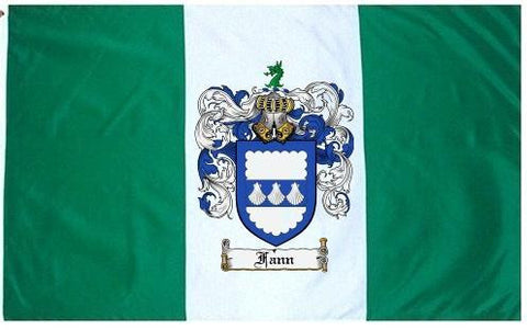 Fann family crest coat of arms flag