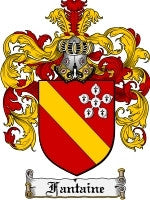 Fantaine coat of arms family crest download