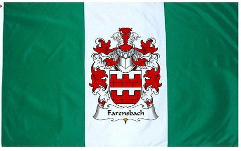 Farensbach family crest coat of arms flag