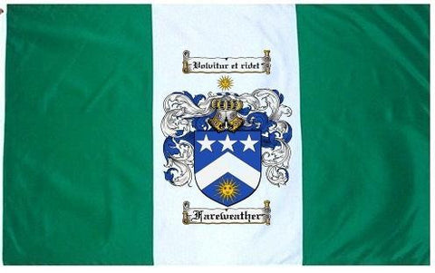 Fareweather family crest coat of arms flag