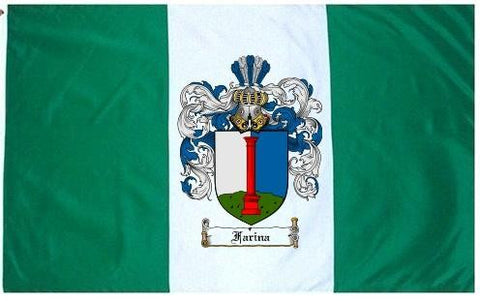 Farina family crest coat of arms flag