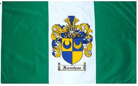Farneham family crest coat of arms flag