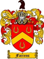 Farrens coat of arms family crest download