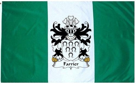 Farrier family crest coat of arms flag