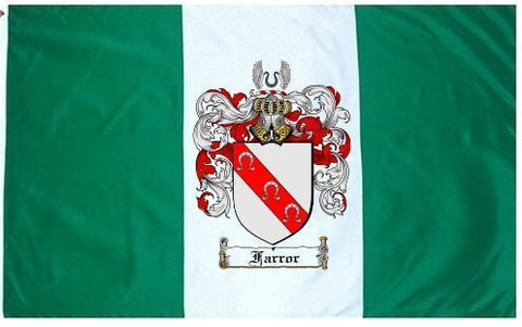 Farror family crest coat of arms flag