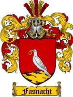Fasnacht coat of arms family crest download