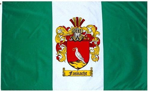 Fasnacht family crest coat of arms flag