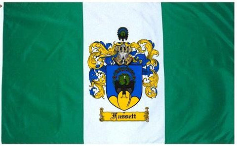 Fassett family crest coat of arms flag