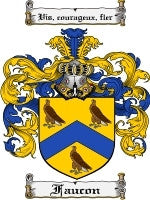 Faucon coat of arms family crest download