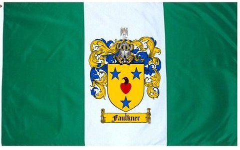 Faulkner family crest coat of arms flag