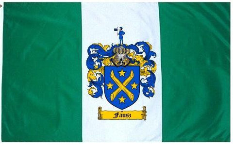 Fausz family crest coat of arms flag
