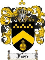 Favre coat of arms family crest download