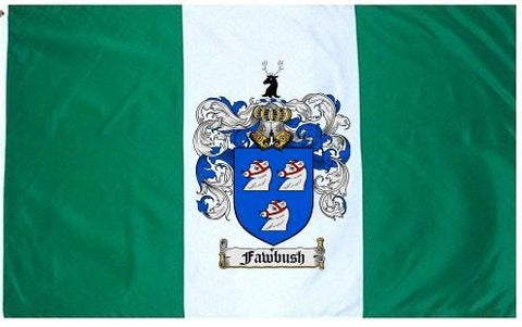 Fawbush family crest coat of arms flag