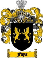 Faya coat of arms family crest download