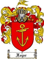 Fayer coat of arms family crest download