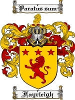 Fayrleigh coat of arms family crest download