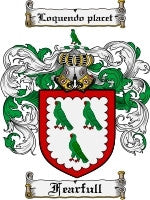 Fearfull coat of arms family crest download