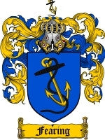Fearing coat of arms family crest download