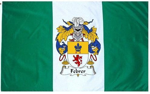 Febrer family crest coat of arms flag