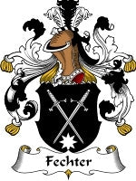 Fechter coat of arms family crest download