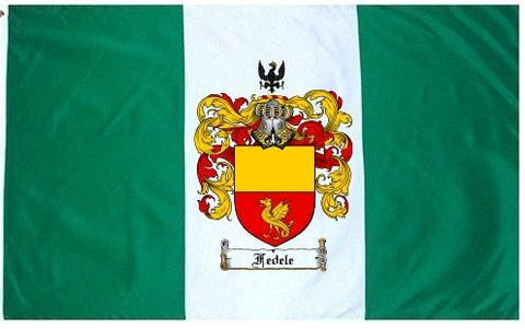 Fedele family crest coat of arms flag