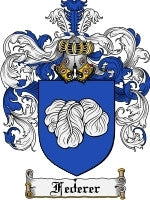 Federer coat of arms family crest download